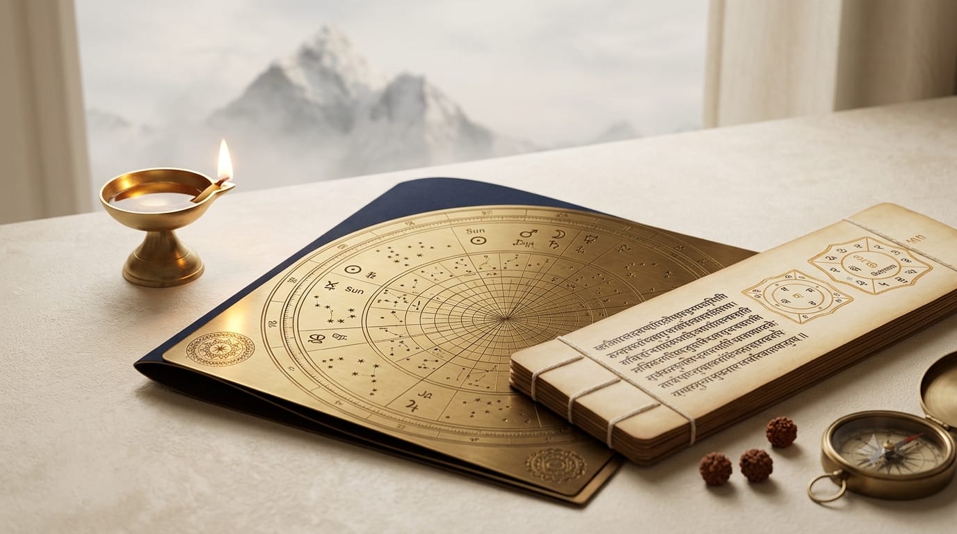 Vedic Jyotish Astrolabe & Sacred Granth