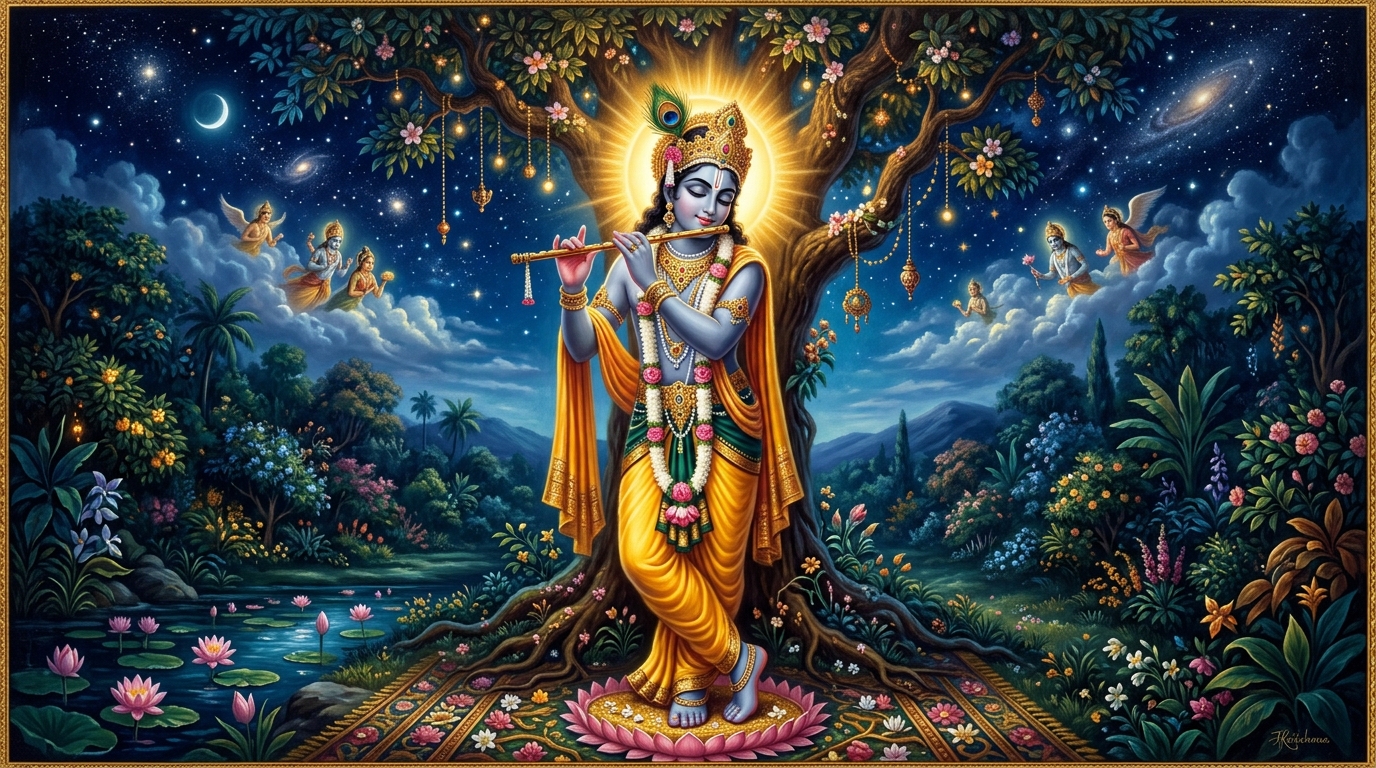 Lord Krishna Divine Artwork